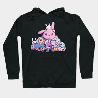 New Parent Funny Bunny Hoodie